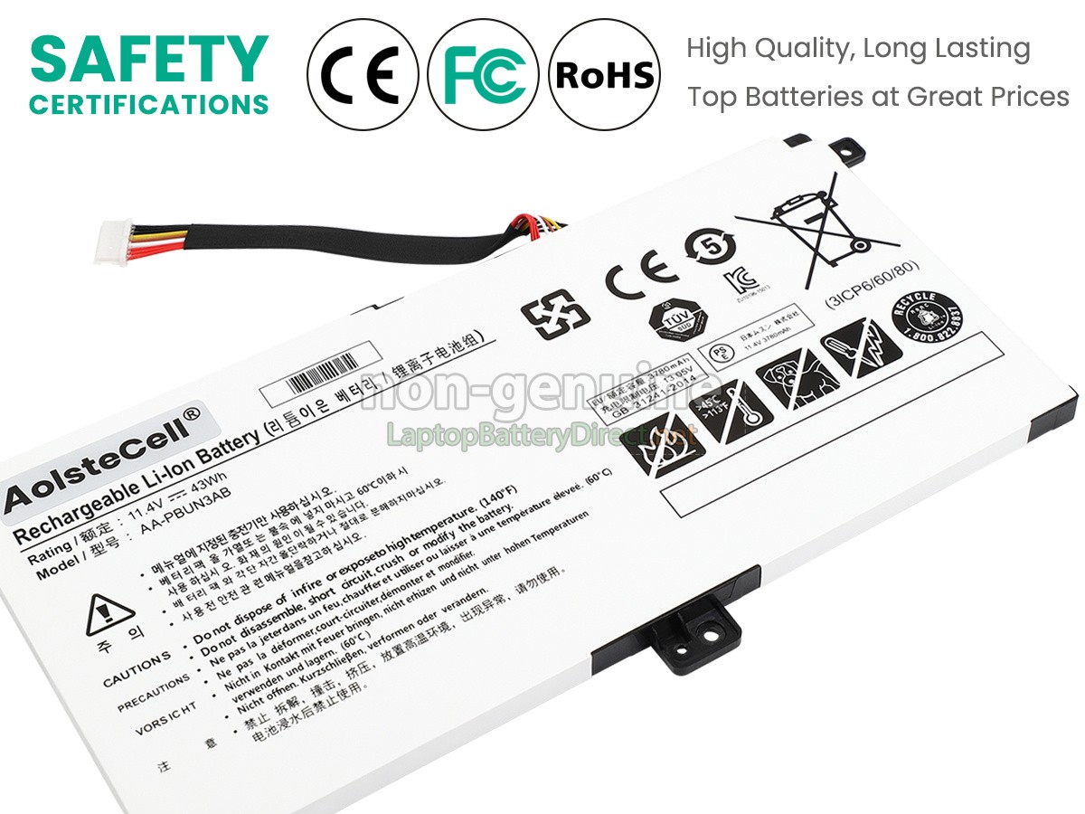 replacement Samsung NP300E5K-U03HK battery