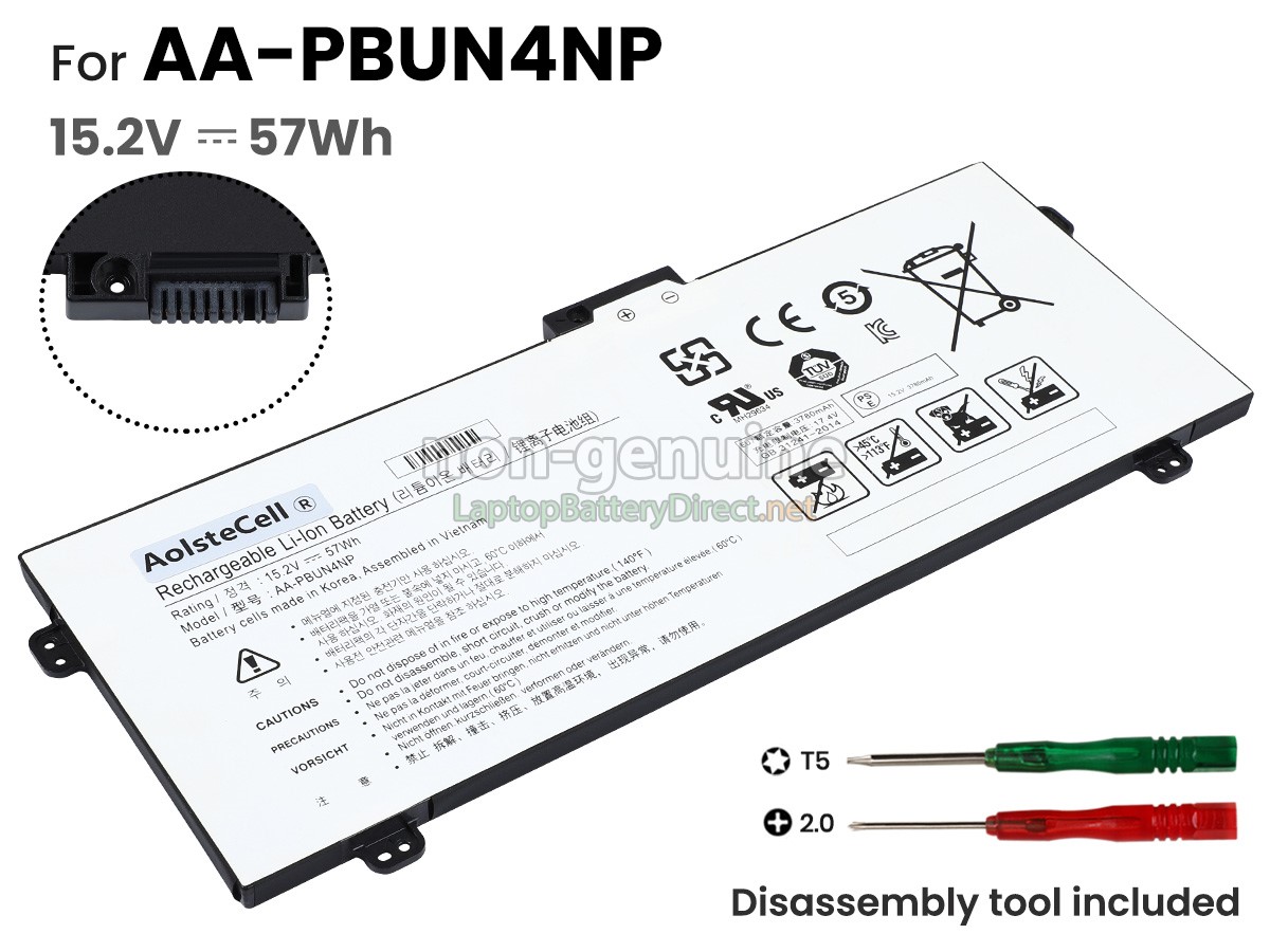 replacement Samsung ATIV Book 9 PRO NP940Z5J battery