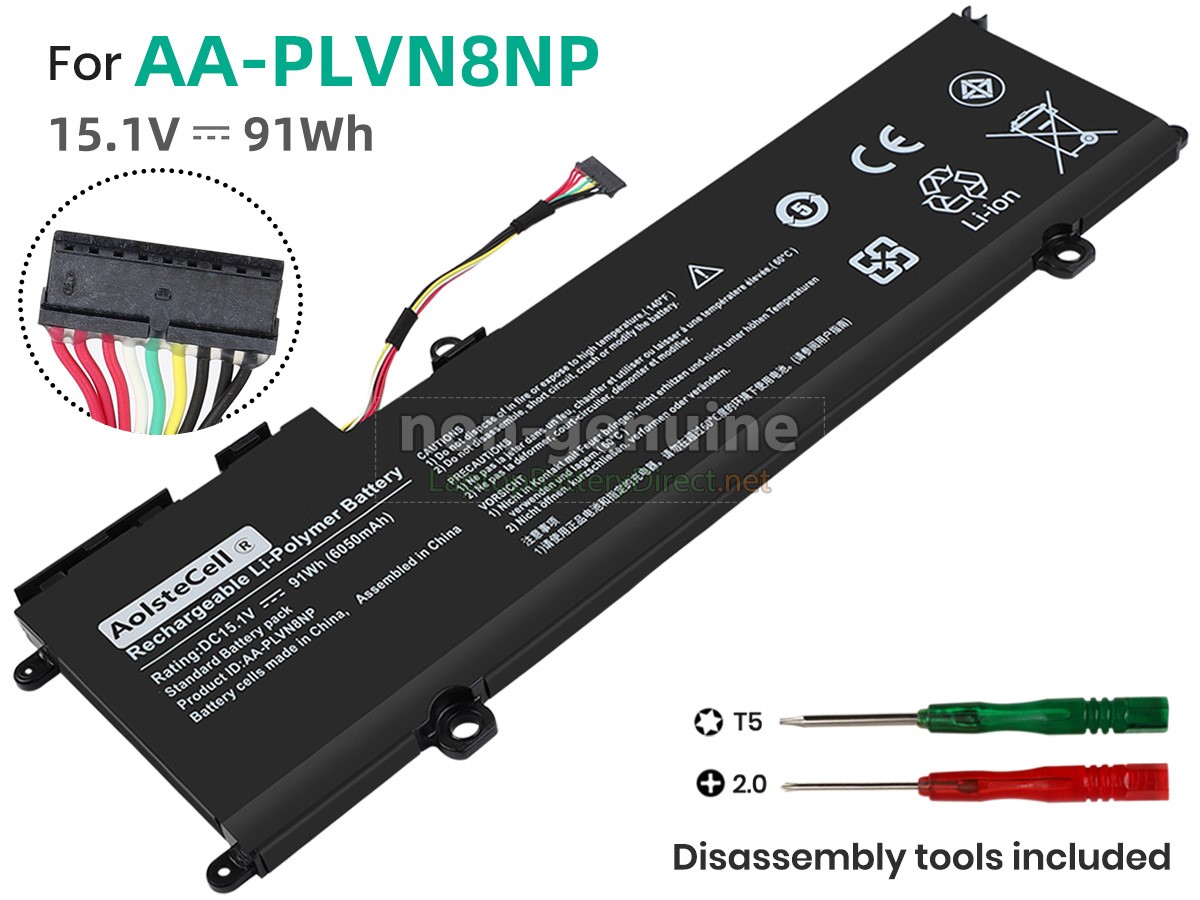 replacement Samsung NP880Z5E-X01 battery