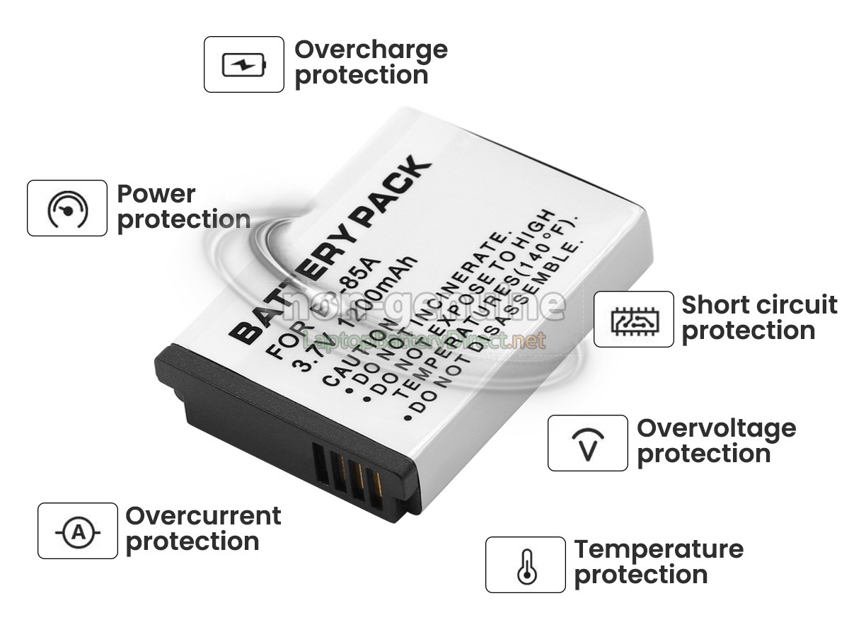 replacement Samsung WB210 battery