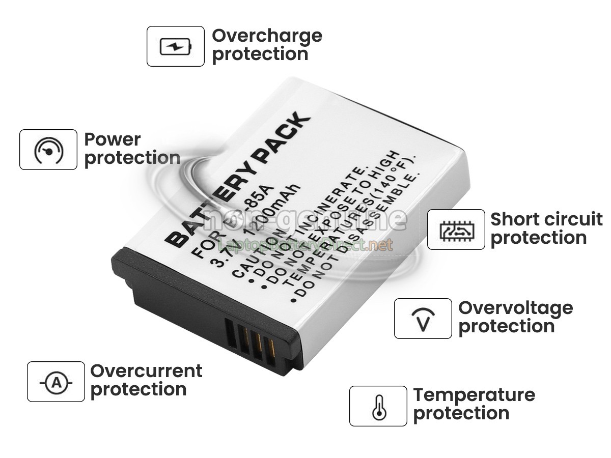 replacement Samsung WB210 battery