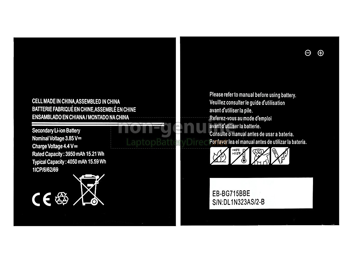 replacement Samsung SM-G715U battery