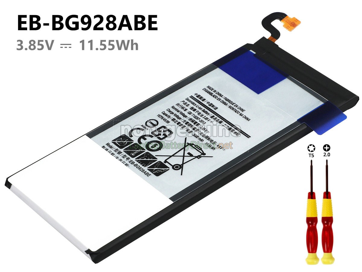 replacement Samsung S6 EDGE+ battery