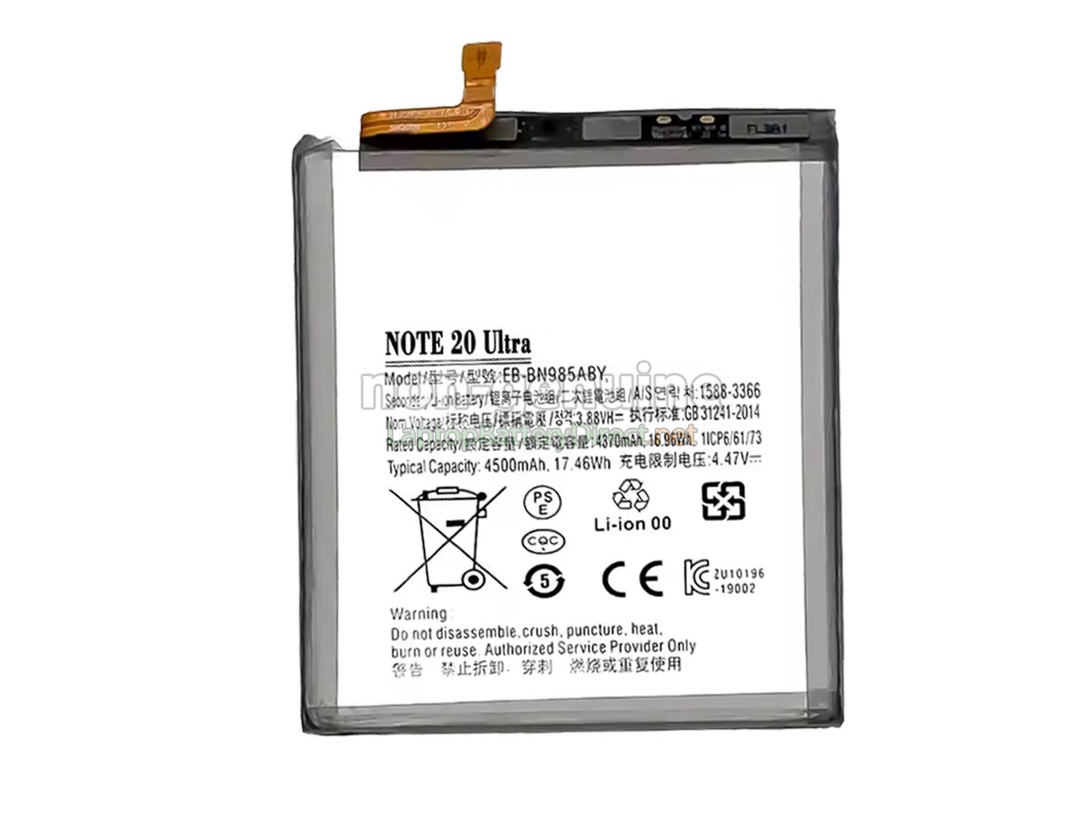 replacement Samsung N986 battery
