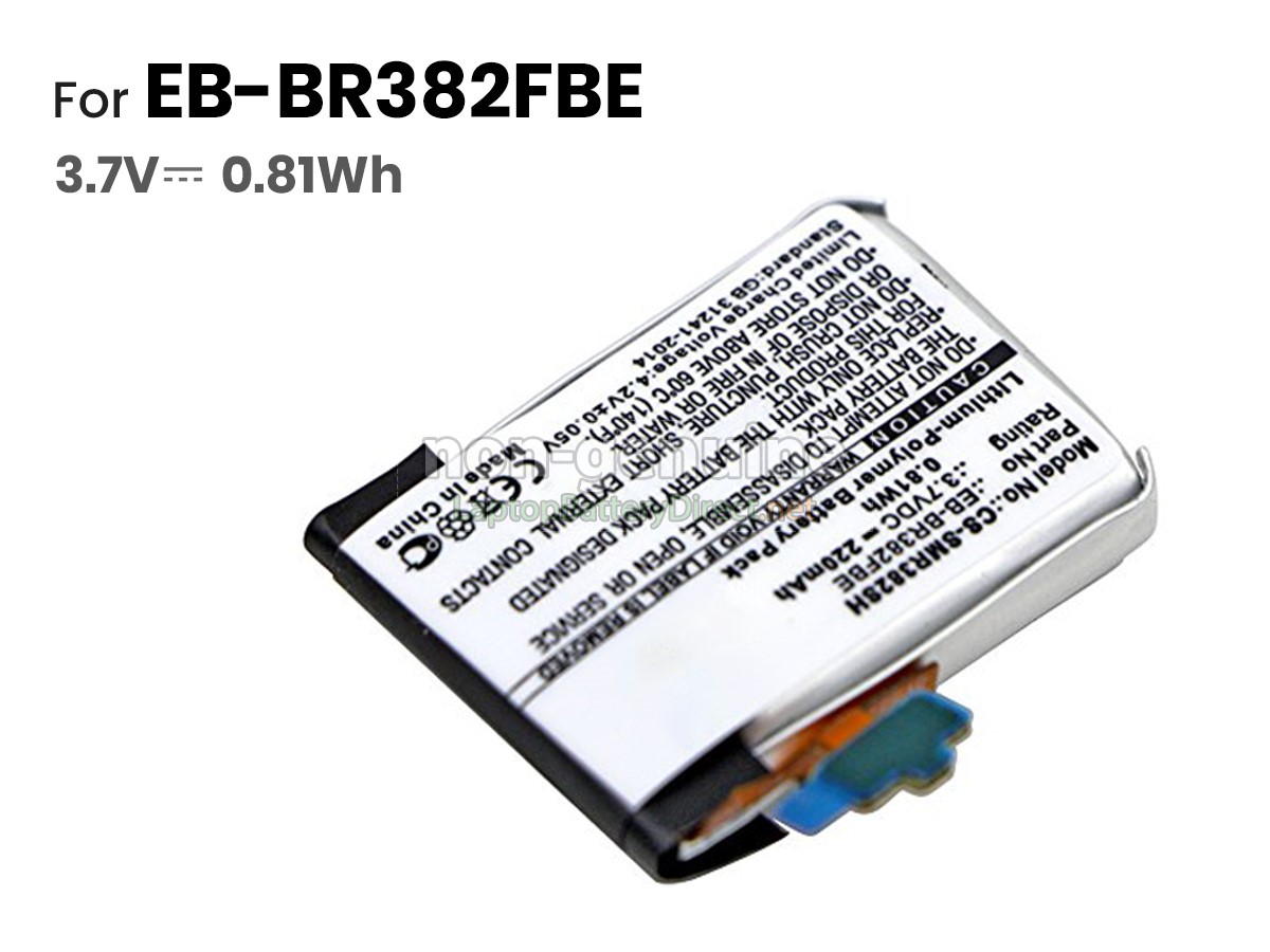 replacement Samsung EB-BR382FBE battery