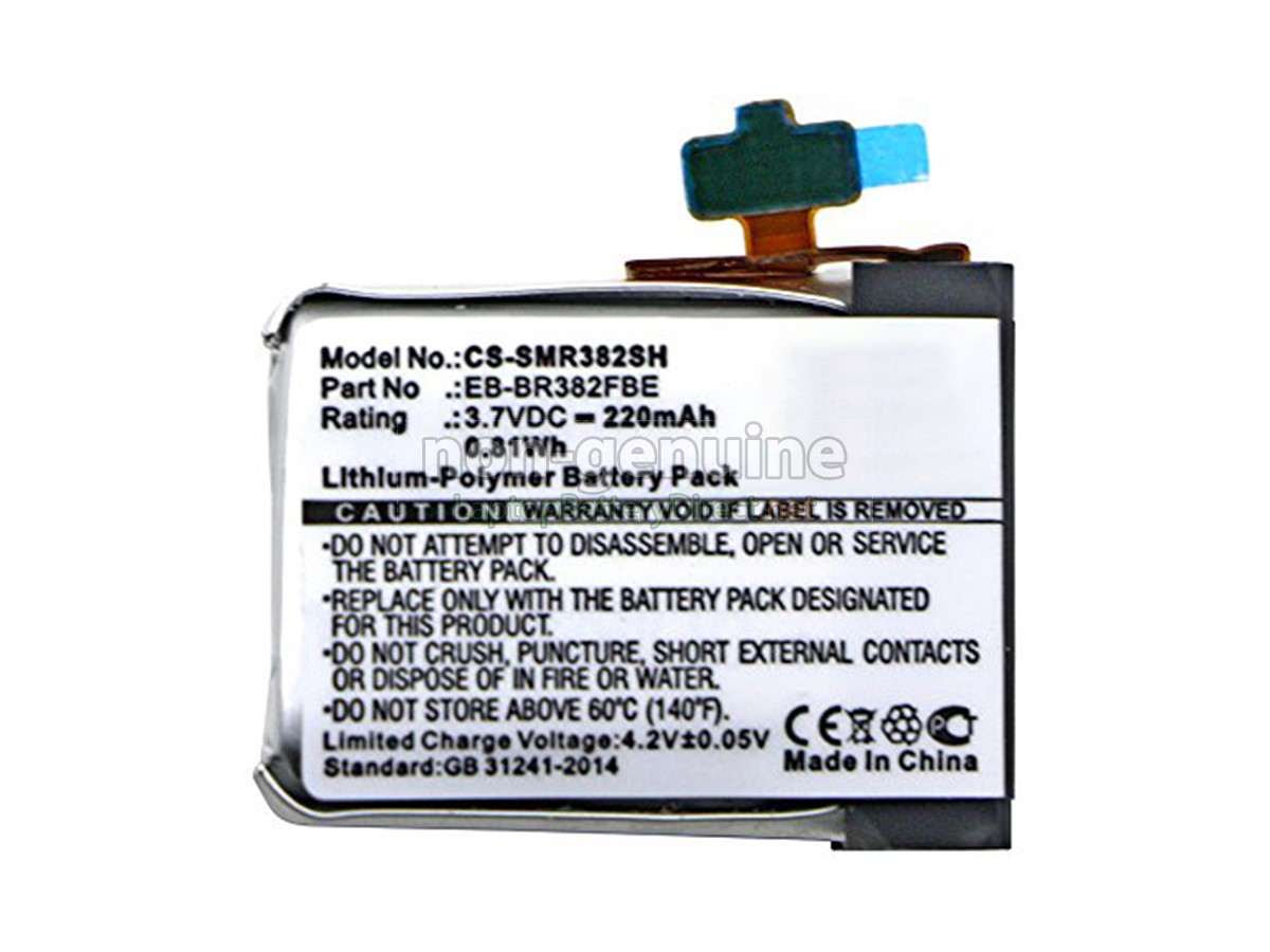 replacement Samsung EB-BR382FBE battery