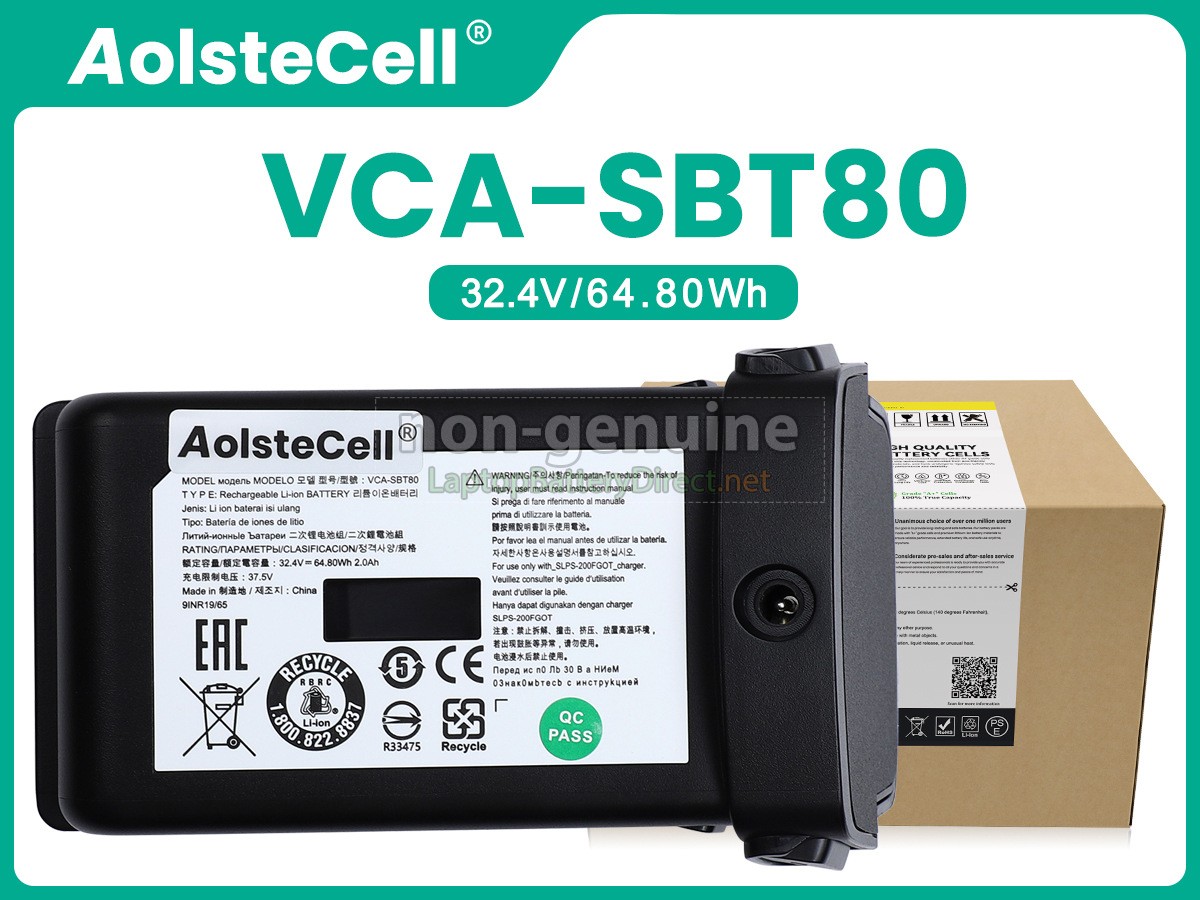 replacement Samsung VCA-SBT80 battery