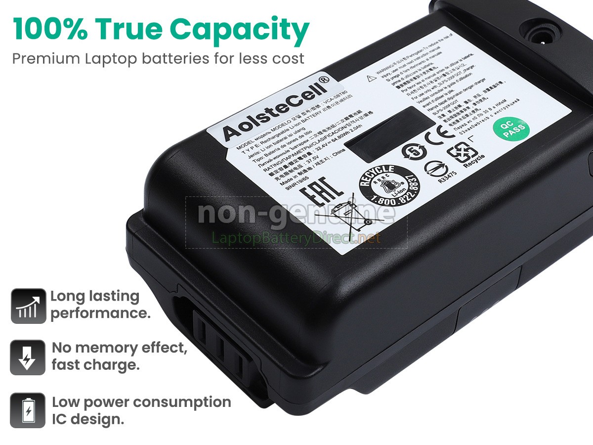 replacement Samsung VCA-SBT80 battery