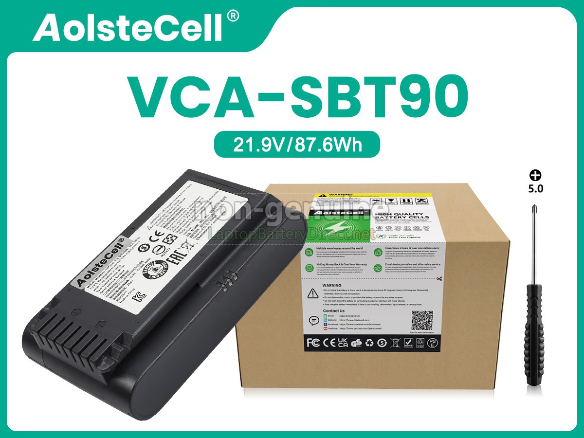 replacement Samsung VS20T7551R5/AA battery