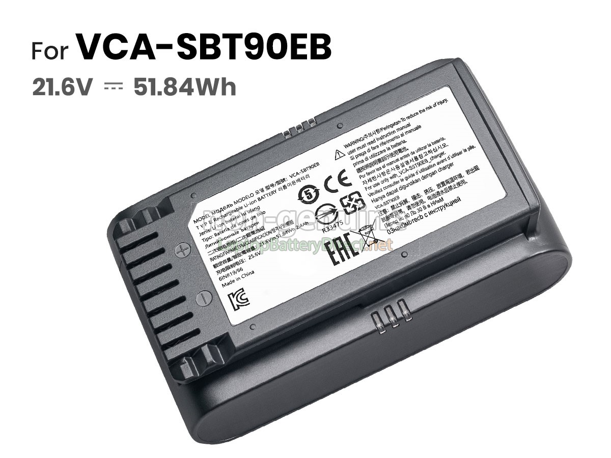 replacement Samsung VCA-SBT90EB(6INR19/66) battery
