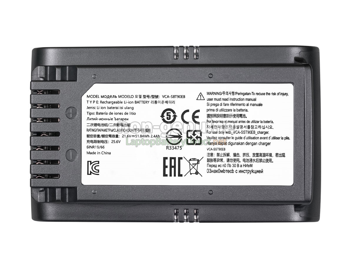 replacement Samsung VCA-SBT90EB(6INR19/66) battery