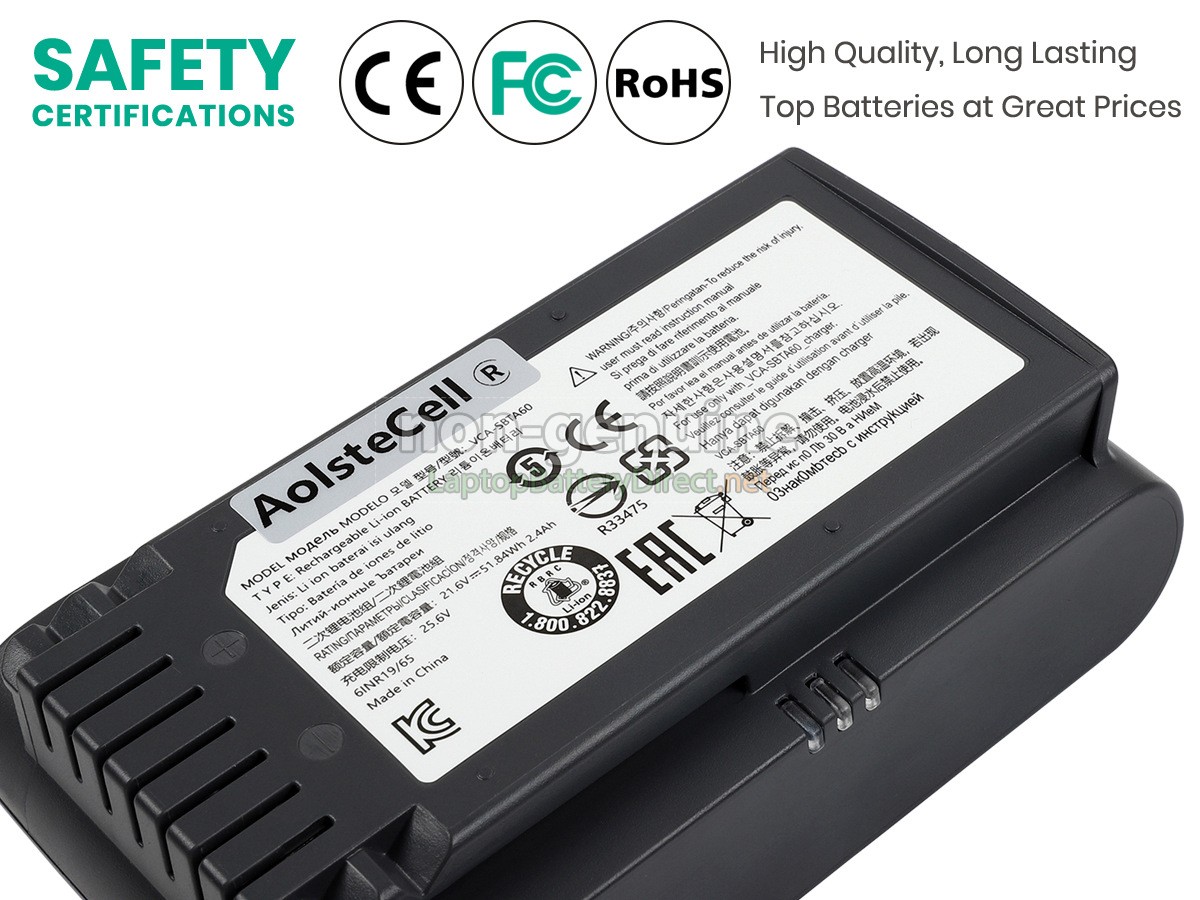 replacement Samsung JET 60 battery