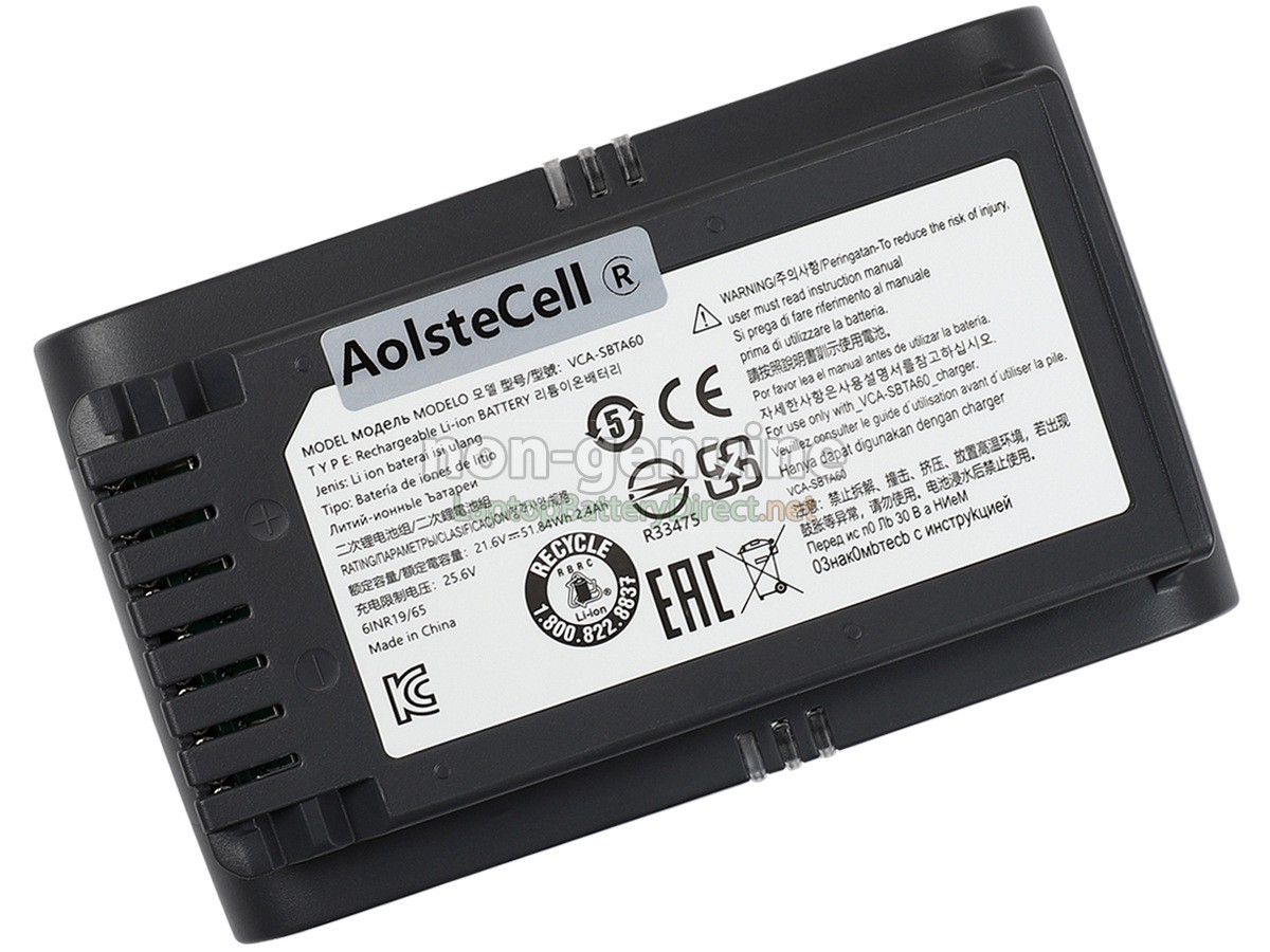replacement Samsung JET 60 battery