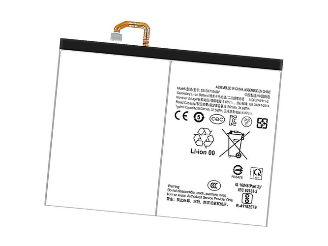 Replacement Battery for Samsung Tab S9 11 2023 laptop