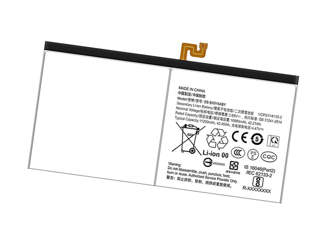 Replacement Battery for Samsung SM-X906B laptop