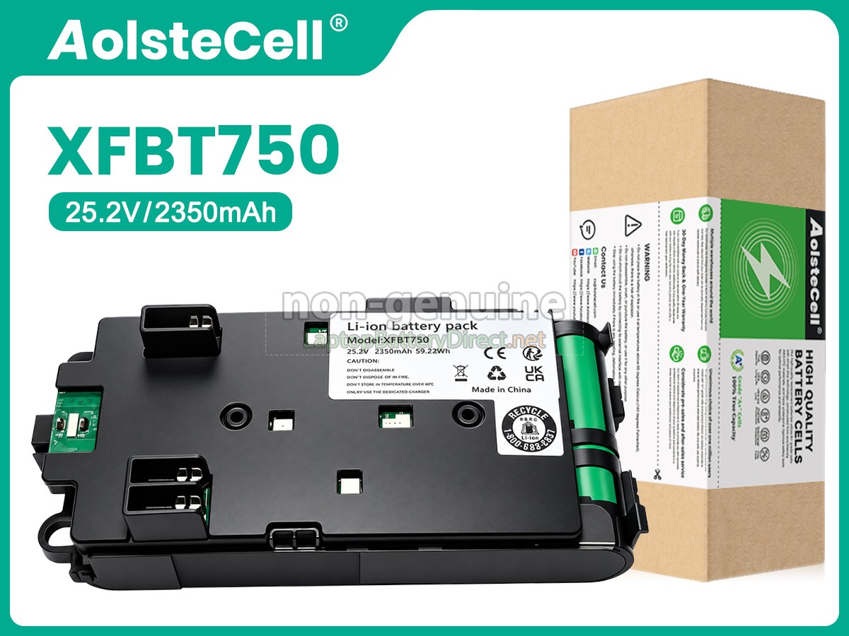 replacement Shark XFBT750 battery