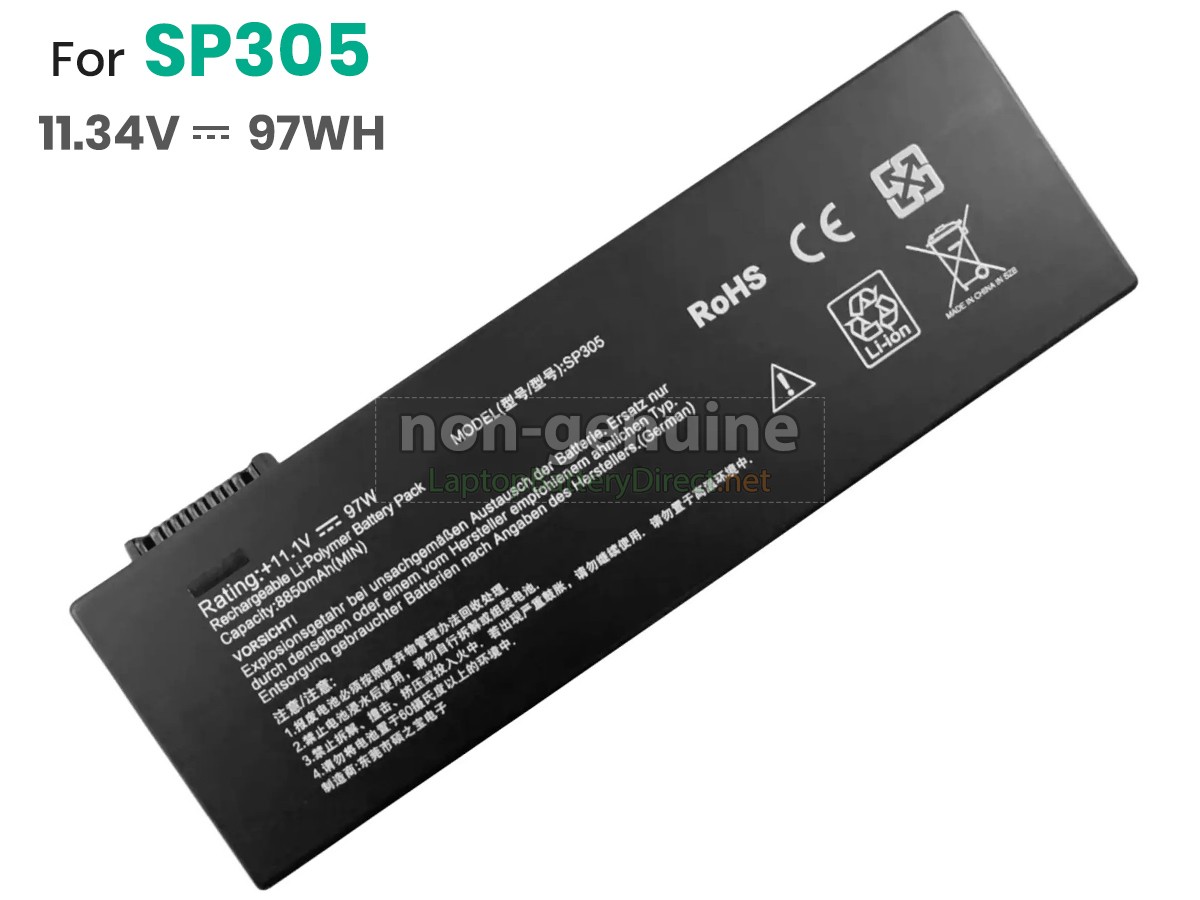 replacement Siemens SP305 battery