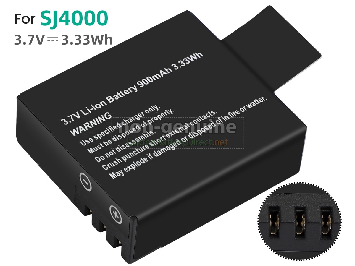 replacement SJCAM SJ4000 WIFI battery