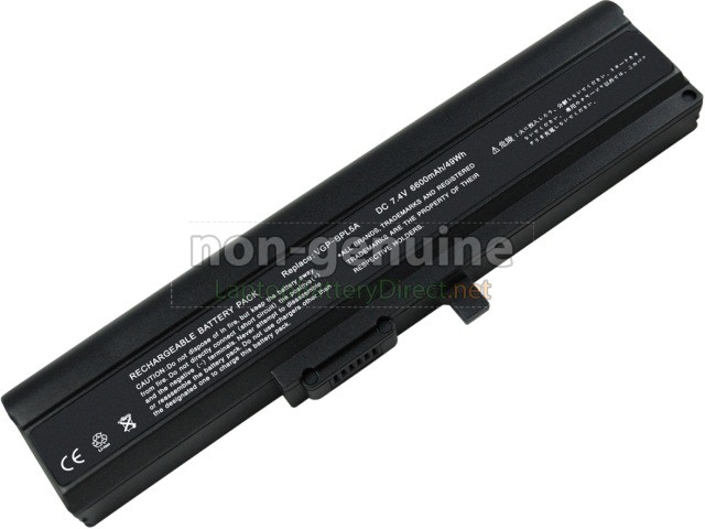 Battery for Sony VAIO VGN-TX93NS laptop