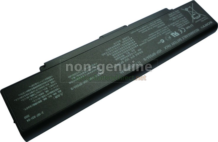 Battery for Sony VAIO VGN-CR590EBW laptop