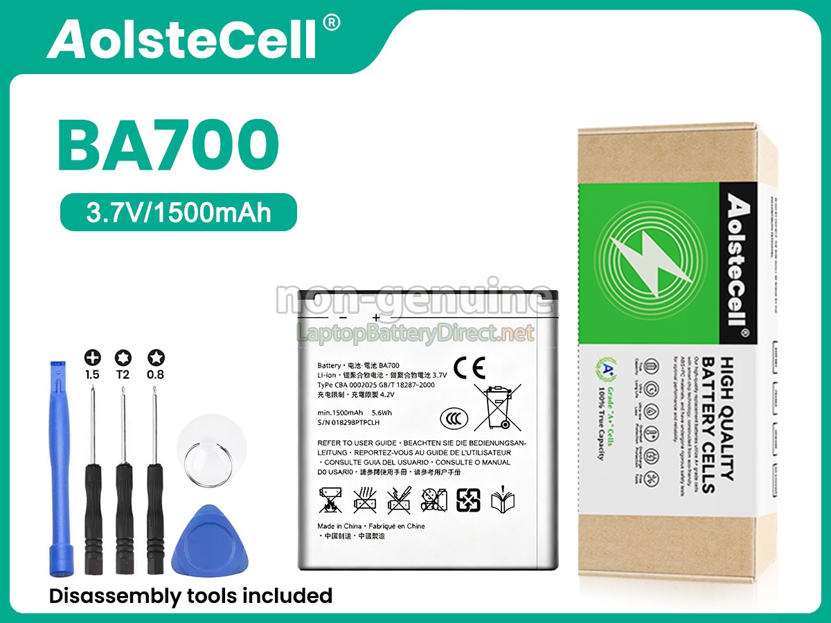 replacement Sony BA700 battery
