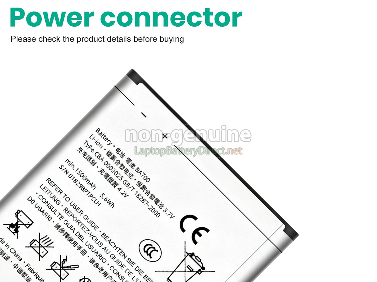 replacement Sony BA700 battery