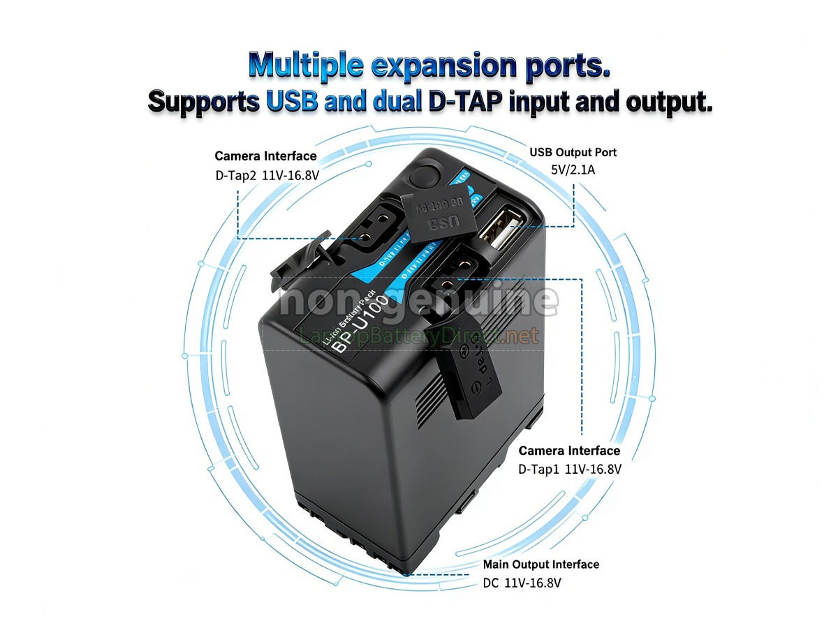 replacement Sony BP-U66 battery