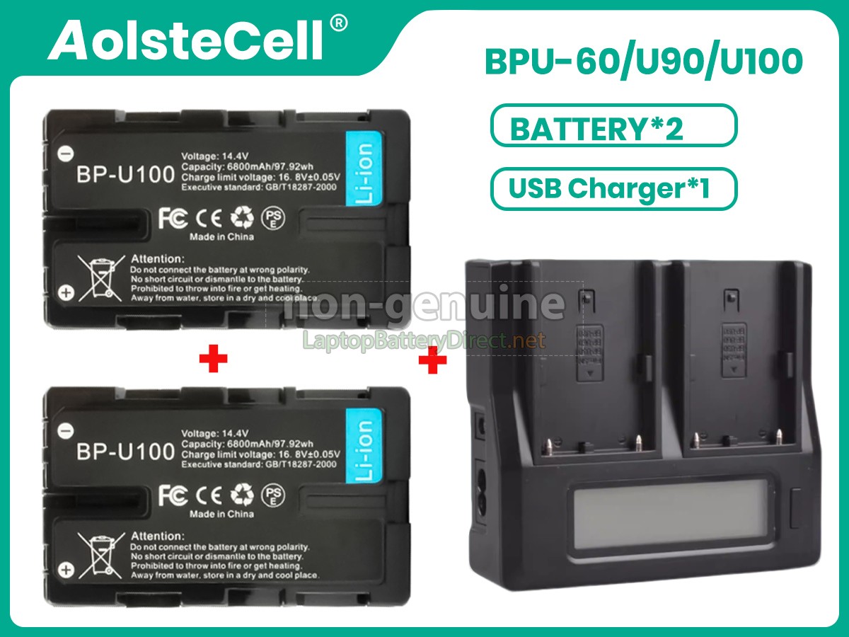 replacement Sony BP-U66 battery