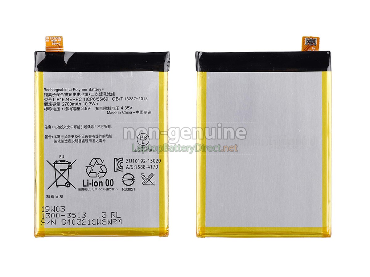 replacement Sony XPERIA X PERFORMANCE F8131 battery