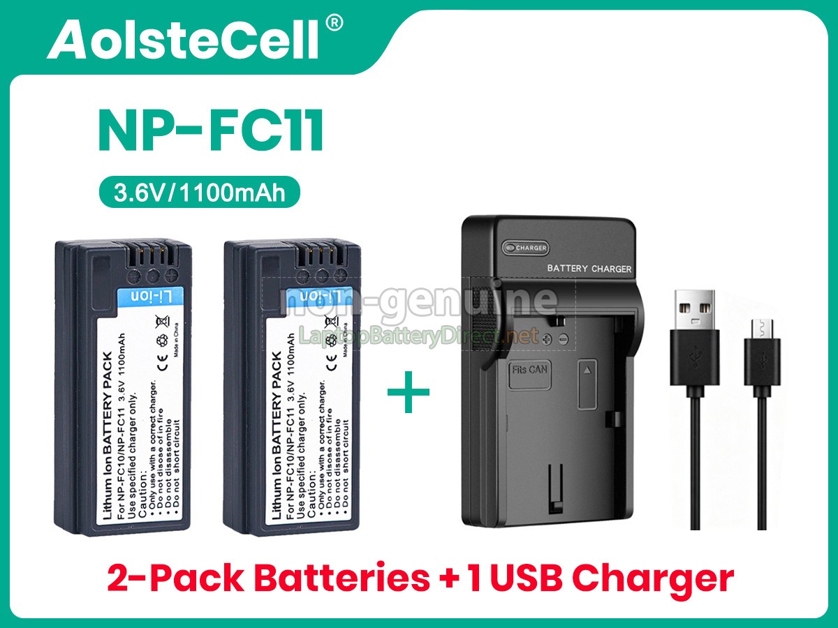 replacement Sony CYBER-SHOT DSC-F77 battery