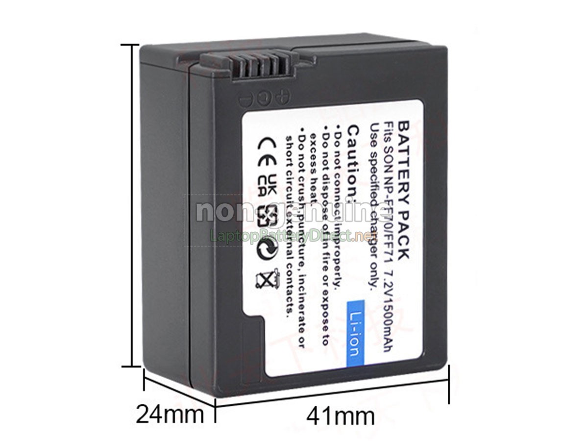 replacement Sony DCR-IP5 battery