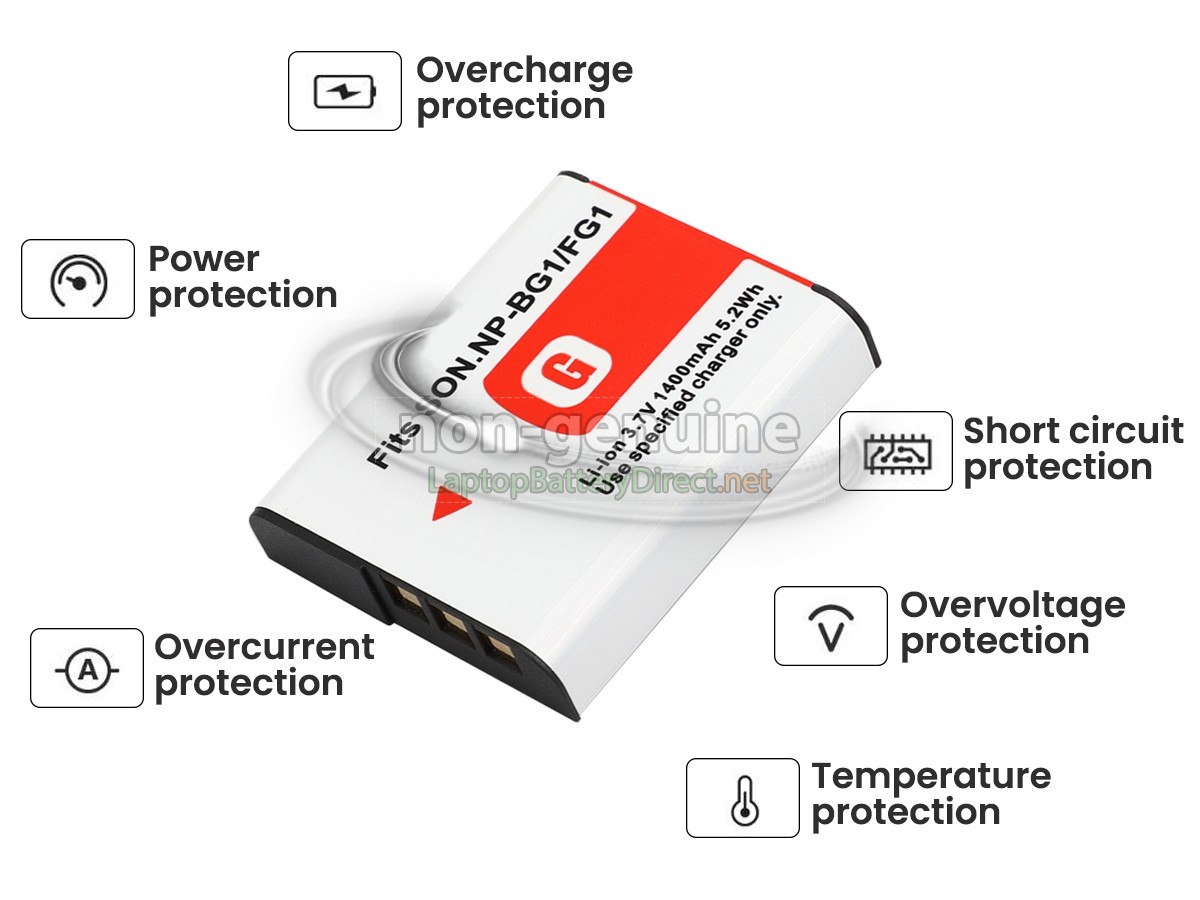 replacement Sony DSC-W85 battery