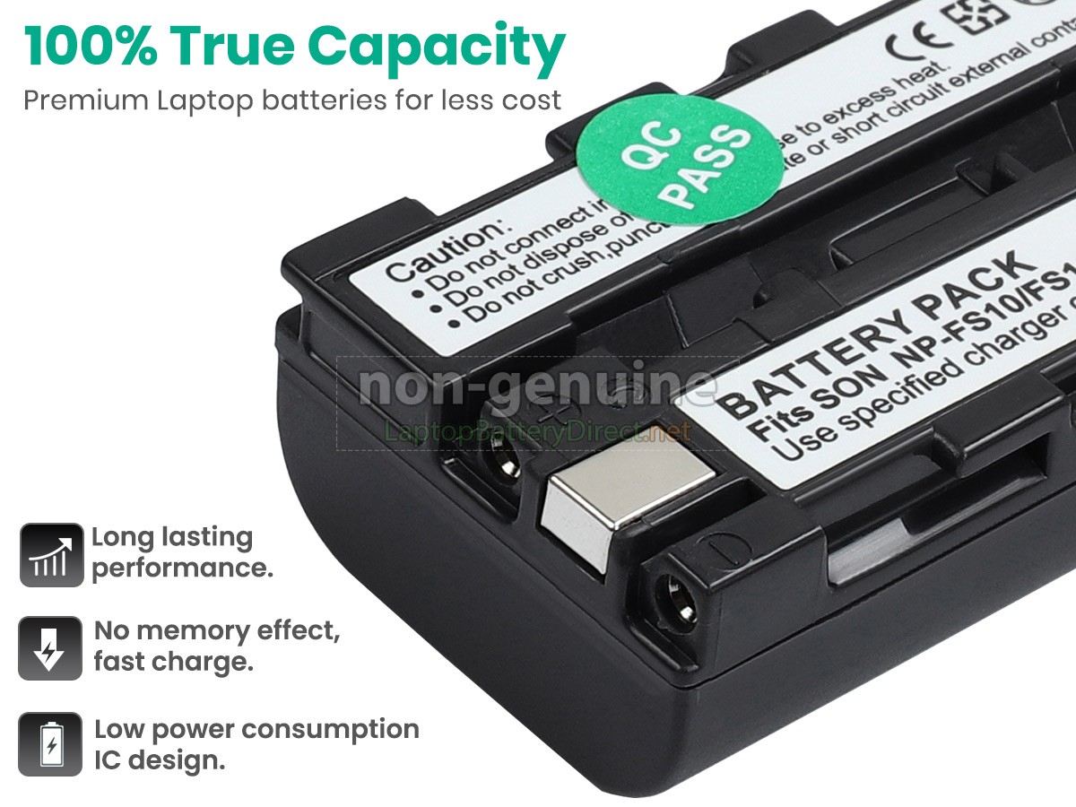 replacement Sony NP-FS11 battery