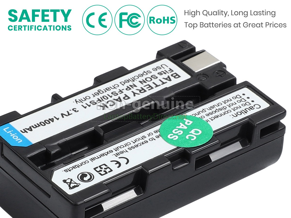 replacement Sony NP-FS11 battery