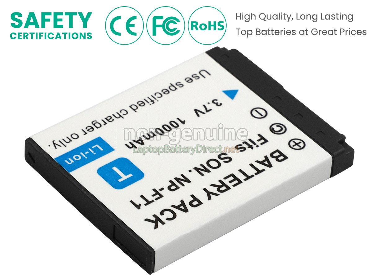 replacement Sony NP-FT1 battery