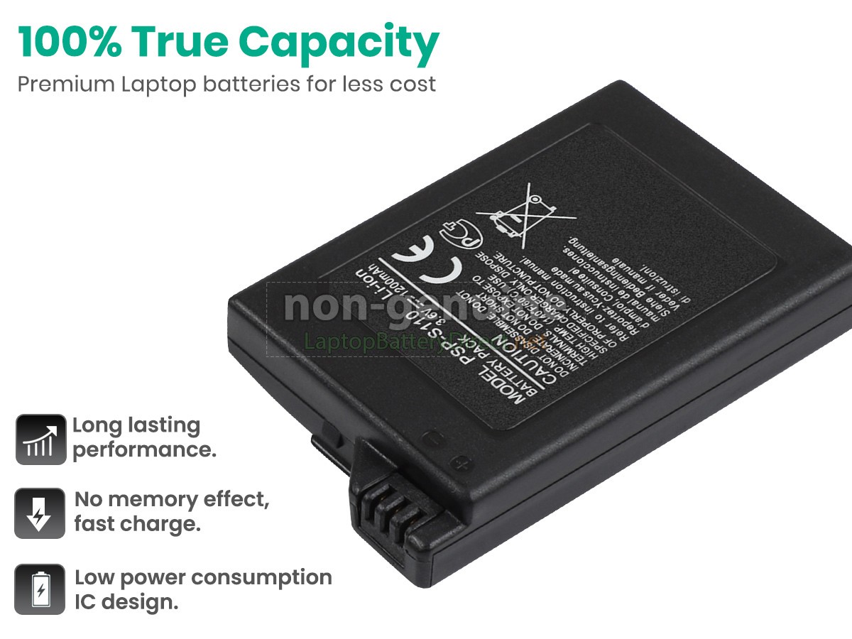 replacement Sony PSP-3010 battery