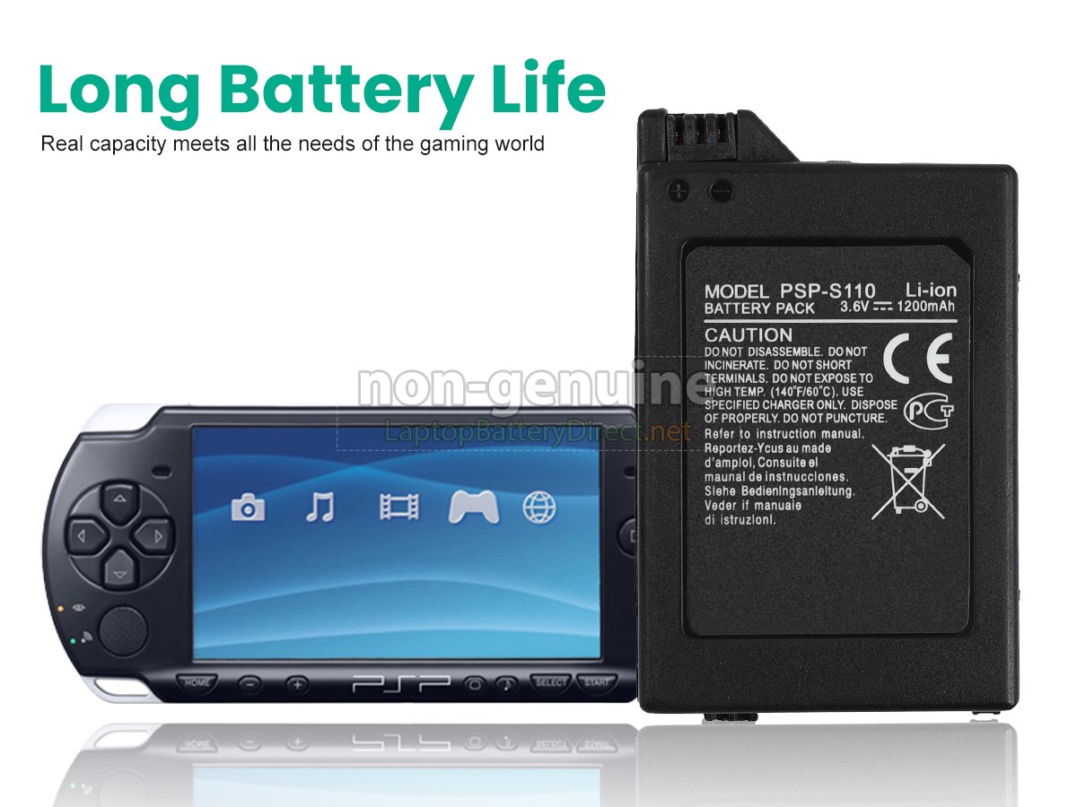 replacement Sony PSP-3010 battery