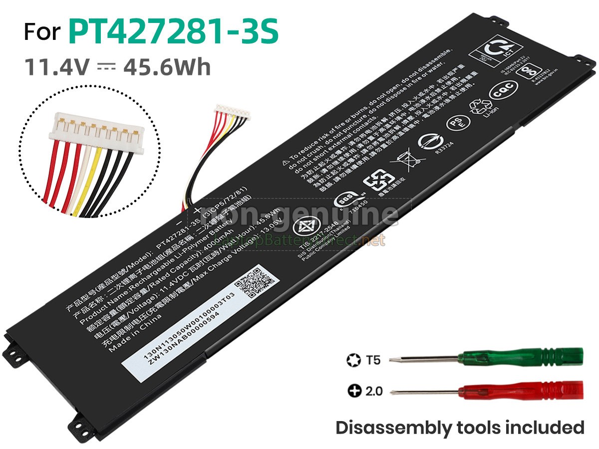 replacement Sony PT427281-3S battery