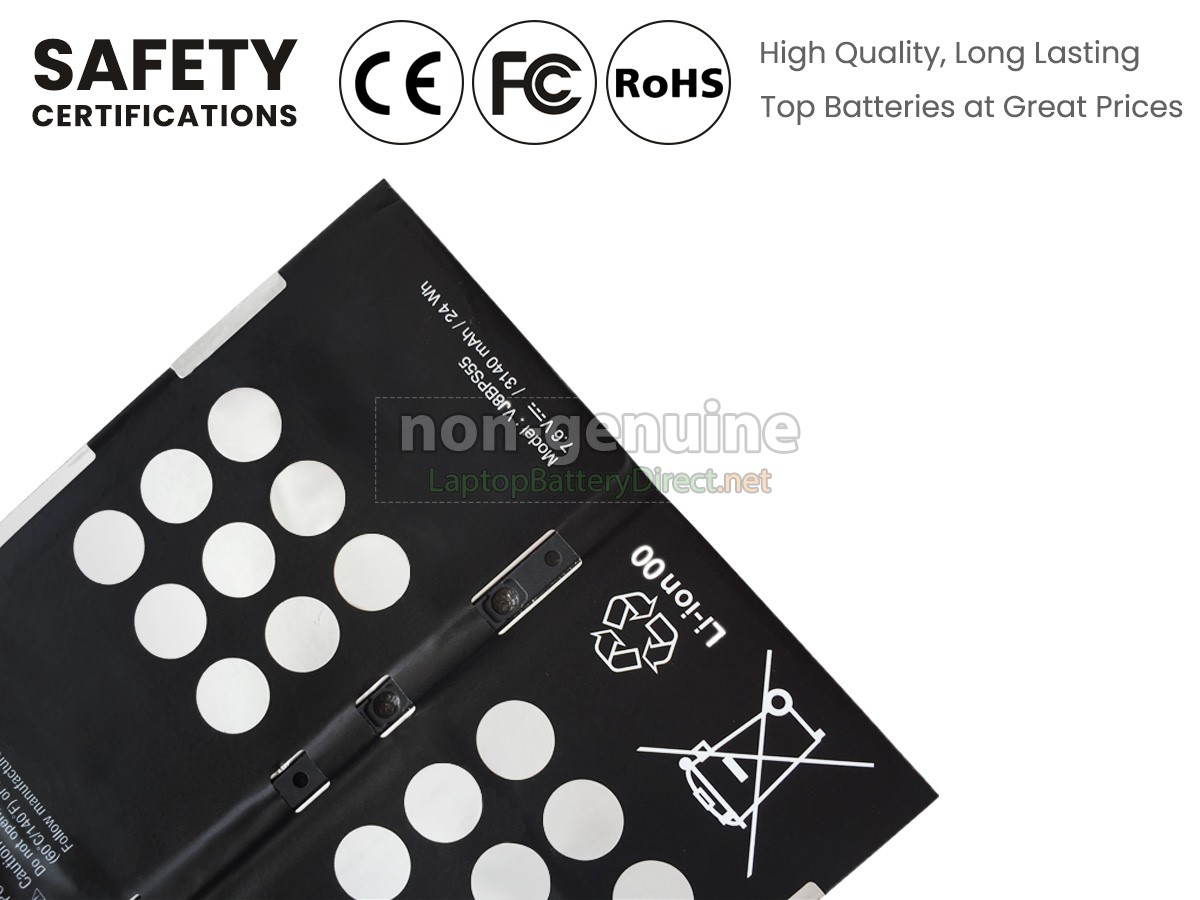 replacement Sony VJ8BPS55 battery