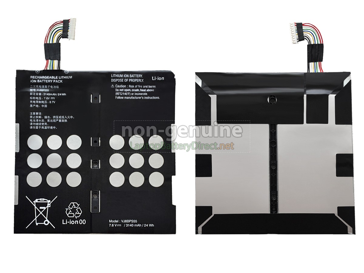 replacement Sony VJ8BPS55 battery
