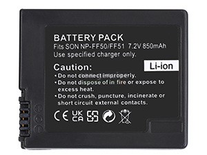 Replacement Battery for Sony NP-FF50 laptop