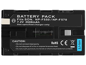 Replacement Battery for Sony np-f550 laptop