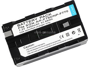 Replacement Battery for Sony np-f750 laptop