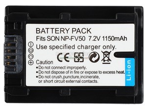 Replacement Battery for Sony FDR-AX60 laptop