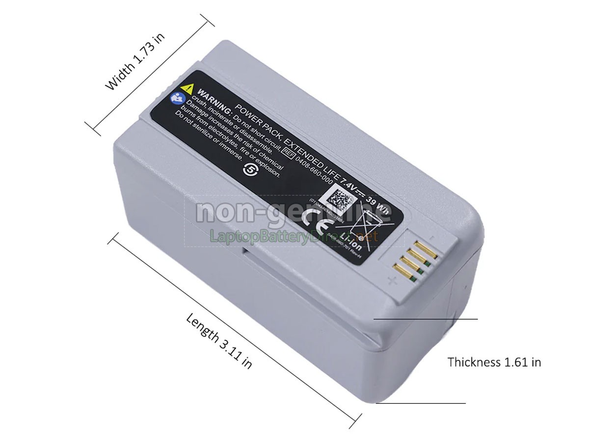 replacement Stryker FLYTE SURGICAL HEADPHONE battery