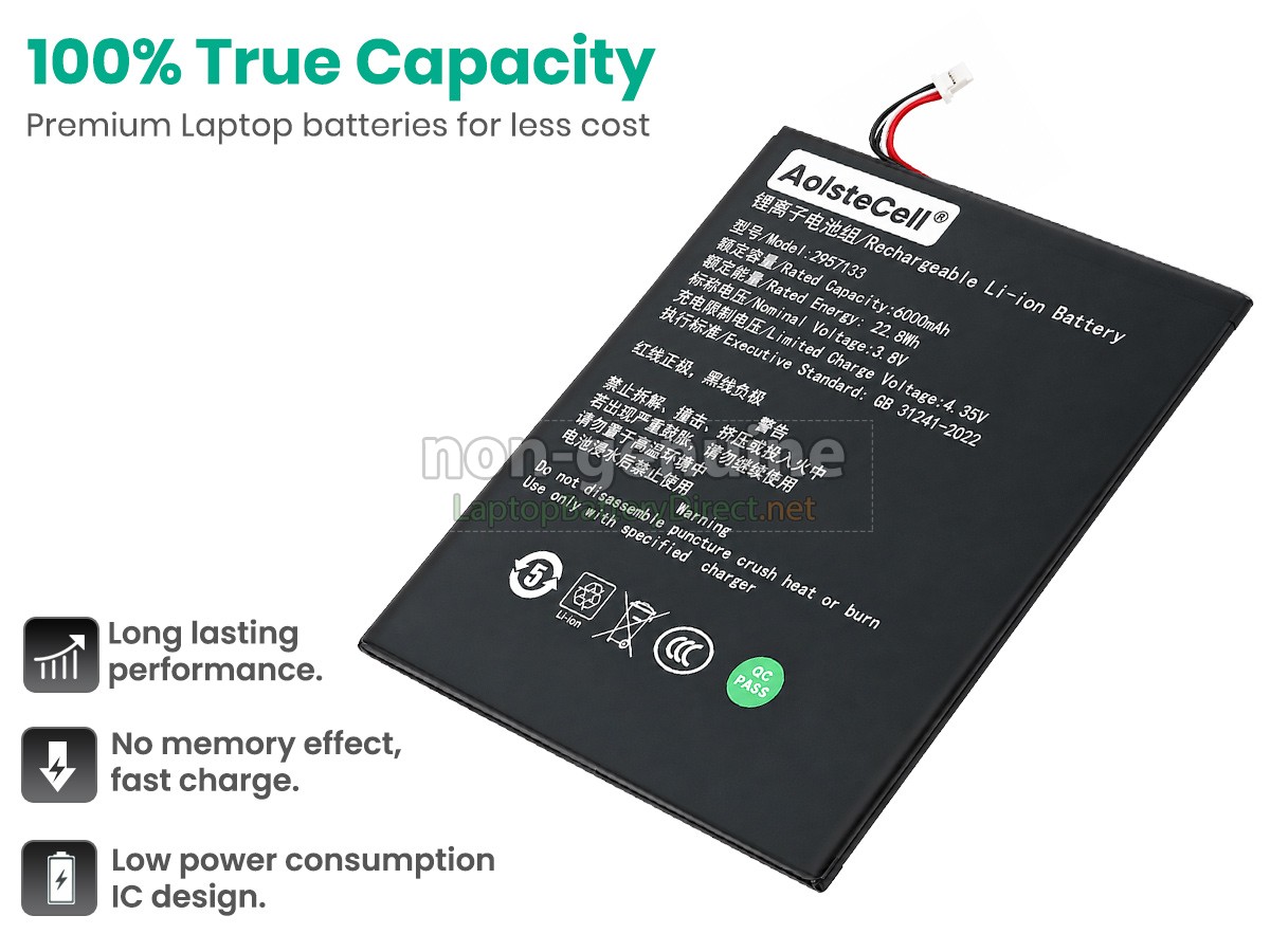 replacement Teclast TA10 battery