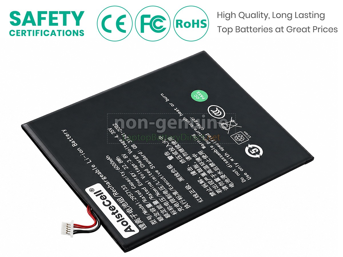 replacement Teclast TA10 battery
