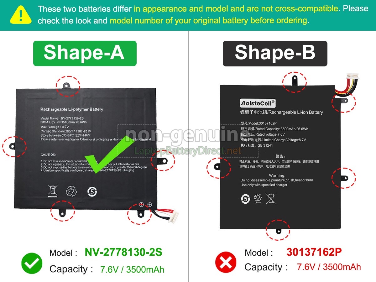 replacement Teclast JJY28137162P battery