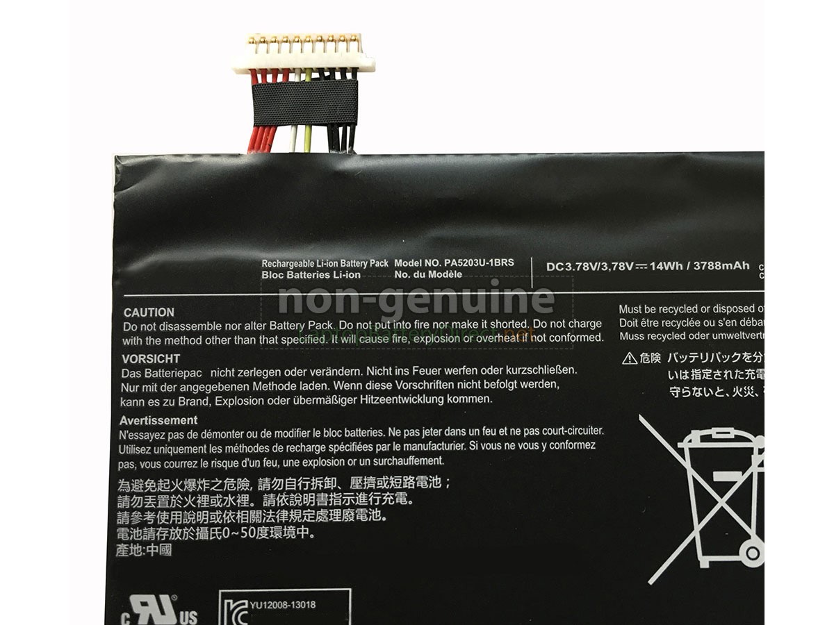 replacement Toshiba PA5203U-1BRS battery