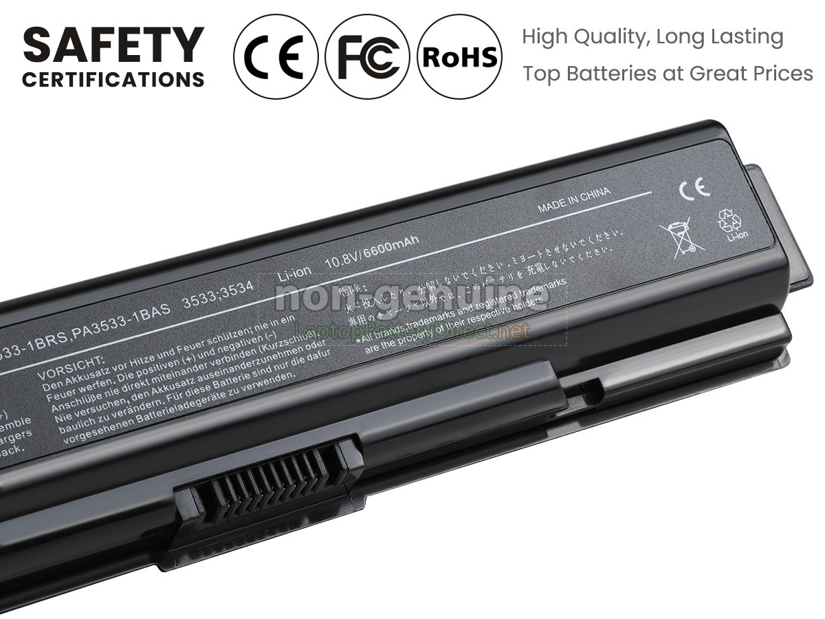 replacement Toshiba Satellite L200 battery